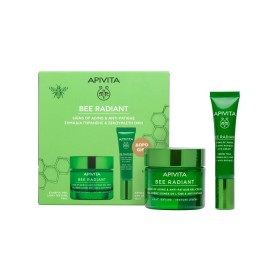 Apivita Bee Radiant Set Signs Of Aging&anti-fatigue Κρεμα Προσώπου Για Σημάδια Γήρανσης Και Ξεκούραστη Οψη Με Ελαφριά Υφη 50ml και Κρεμα Ματιων Για Σημάδια Γήρανσης Και Ξεκούραστη Οψη 15ml