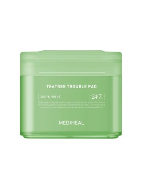 Mediheal Tea Tree Trouble Pad - Εμποτισμένα επιθέματα για καταπραϋντική δράση και ατέλειες 100pads