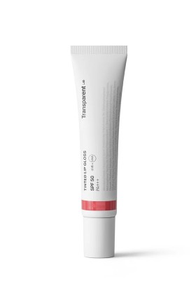 Transparent Lab Tinted Lip Gloss Rose-Ενυδατικό βάλσαμο χειλιών με χρώμα και SPF50 Poz 15ml