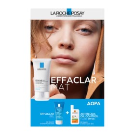 La Roche Posay Promo Effaclar Mat 40ml & Effaclar Gel 50ml & Anthelios Oil Correct Spf50+ 3ml