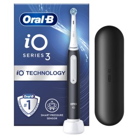 Oral-B iO Series 3 Magnetic Black Ηλεκτρική Οδοντόβουρτσα με Θήκη Ταξιδίου, 1τμχ