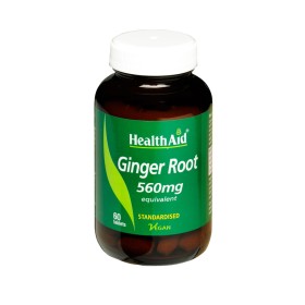 HEALTH AID GINGER ROOT 560MG X