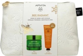Apivita Promo Bee Radiant Κρέμα Προσώπου Πλούσια Υφή & ΔΩΡΟ Μάσκα Προσώπου Λάμψης Πορτοκάλι 50ml & Νεσεσέρ