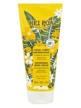 Hei Poa Nourishing Body Cream Tahiti Monoi Oil Κρέμα Σώματος με Αρωμα Tahitian Monoi + Ανθος Tiare, 200ml