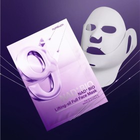 No.9 NAD Bio Lifting Full Cover Facial Mask - Διπλή μάσκα προσώπου με άμεση ανόρθωση και λάμψη