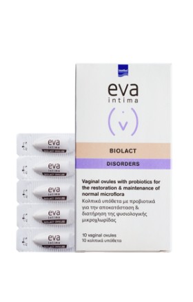 InterMed Eva Intima Biolact Ovules & Vaginal Douche 10ovules