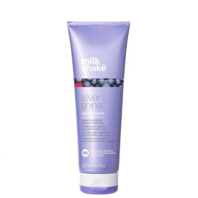 milk_shake Silver Shine Conditioner  με βιολετί χρωστικές που εξουδετερώνουν τους κίτρινους τόνους σε ξανθά, λευκά και γκρι μαλλιά., 250ml