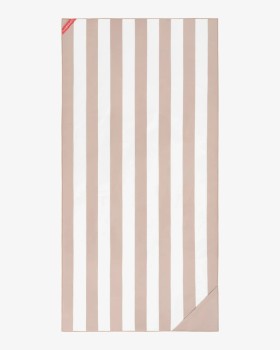 Flamingueo Πετσέτα με μικροΐνες & μαγνήτες 90x180cm Μπεζ Ultra-Fast Drying, 1τεμ