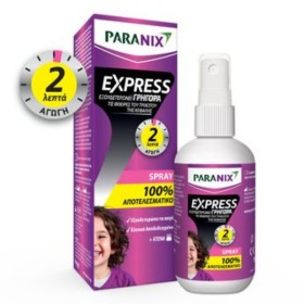 Paranix Express Spray + Comb Αντιφθειρικό Σπρέι Ταχείας Δράσης & Χτένα 95ml