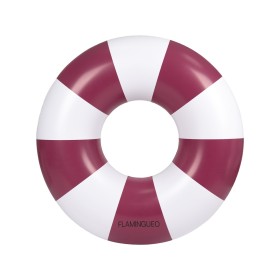 Φουσκωτό μπορντώ donut σωσίβιο 110x110cm, Alabama Floatie - Flamingueo