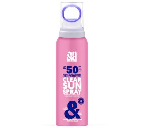 A.N.D. beauty Διάφανο αντηλιακό spray mist προσώπου & σώματος με SPF 50, 100mL