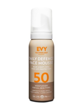 EVY Technology Daily Defence Face Mousse Αντηλιακή Προσώπου SPF50 75ml