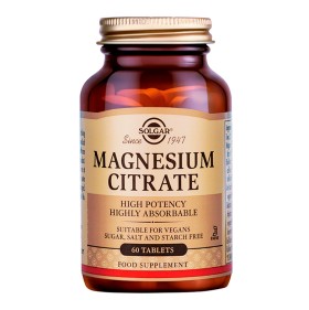 Solgar Magnesium Citrate 60tabs