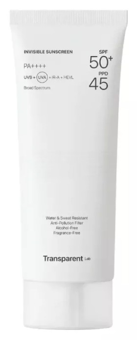 Transparent Invisible Αντηλιακή Κρέμα Προσώπου SPF50+ 100ml