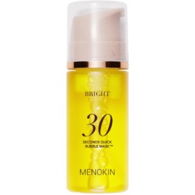 MENOKIN - 30 Seconds Quick Bubble Mask Bright -  Μάσκα  Φυσαλίδων 30 Δευτερόλεπτων για Λάμψη 95ml