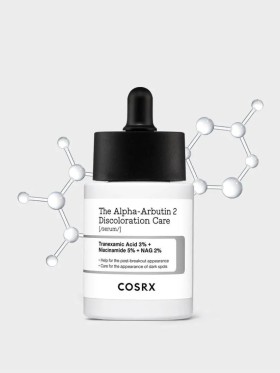 Cosrx The Alpha-Arbutin 2 Discoloration Care Serum- Ανιμετώπιση σε πανάδες, σημάδια από ακμή και σκούρες κηλίδες -  50ml