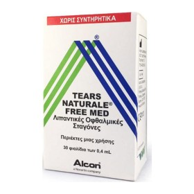 Alcon Tears Naturale Free Med Οφθαλμικές Σταγόνες σε περιέκτες μιας Χρήσης, 30 x 0.4 ml