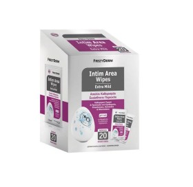 Frezyderm Intim Area Wipes pH4 Μαντηλάκια Καθαρισμού Ευαίσθητης Περιοχής 20 τεμάχια