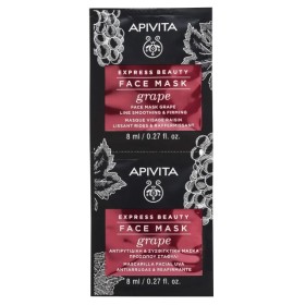 Apivita Express Beauty Αντιρυτιδική & Συσφιγκτική Μάσκα Προσώπου με Σταφύλι 2x8ml