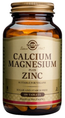 Solgar Calcium Magnesium plus Zinc 100tabs