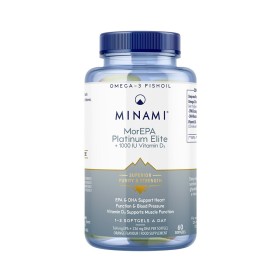 Minami MorEPA Platinum Εlite + Vit. D3 60 Μαλακές Κάψουλες