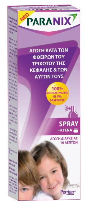 Paranix Spray Aγωγή σε Σπρέι κατά των Φθειρών, 100ml