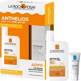 La Roche Posay Promo Anthelios UVMune 400 Invisible Fluid SPF50+ (50ml) & Δώρο Toleriane Sensitive Cream (15ml)