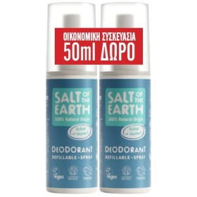 Salt of the Earth Promo Ocea & Coconut Refillable Deodorant Αποσμητικό Σπρέι, 2x100ml