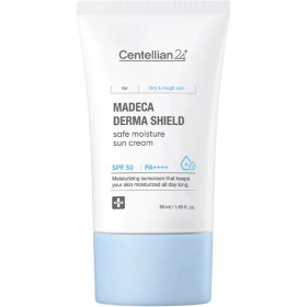CENTELIAN 24 Madeca Derma Shield Safe Moisture Sun Cream -Αντηλιακό για το πρόσωπο με Madecassic Acid SPF50+50ml