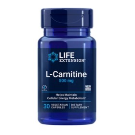 Life Extension L-Carnitine 30 Κάψουλες