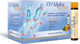 CH-Alpha Active Fortigel & Tendoforte Bioactive Collagen Peptides. Για δυνατούς τένοντες και συνδέσμους,28x30ml