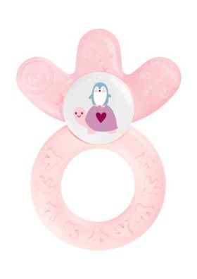 Mam Cooler Κρίκος Οδοντοφυΐας με Νερό για 4+ μηνών Φούξια