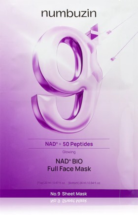 Numbuzin No9 NAD+BIO Lifting-sil Full Face Mask 20ml+28ml μάσκα κολλαγόνου για σύσφιξη με πεπτίδια
