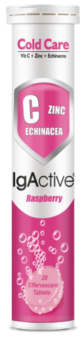IgACTIVE Cold Care Συμπλήρωμα για την Ενίσχυση του Ανοσοποιητικού με γεύση Λεμόνι