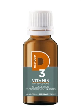 Frezyderm Vitamin D3 Συμπλήρωμα Διατροφής Βιταμίνης D3 σε Σταγόνες, 20ml