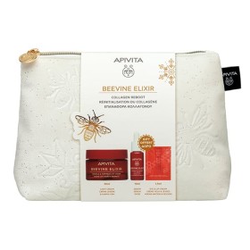 Apivita Promo Beevine Elixir με Αντιρυτιδική Κρέμα Ελαφριάς Υφής για Σύσφιξη & Lifting 50ml & Δώρο Ορός Σύσφιξης 10ml, Κρέμα για Μάτια & Χείλη 1.5ml & Νεσεσέρ  1τεμ 1σετ