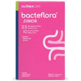 Olonea BacteFlora Junior Προβιοτικά σε Σκόνη με Ουδέτερη Γεύση 30sachets