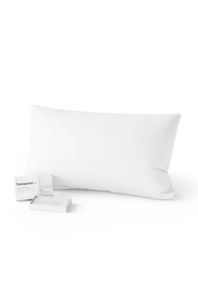Transparent Lab Pillowcase queen size 50x75cm,1τεμ -stop στις λεπτές γραμμές, ρυτίδες, αφυδατωμένο δέρμα και σπάσιμο της τρίχας