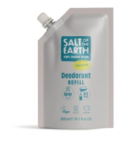 Salt of the Earth Unscented Spray Refill Pouch 300ML
