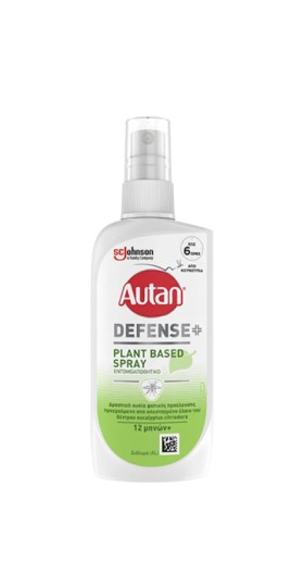 Autan Defense Plant-Based Spray Εντομοαπωθητικό Σώματος 100ml
