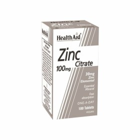 Health Aid Zinc Citrate 100mg Συμπλήρωμα Διατροφής με Ψευδάργυρο 100tabs