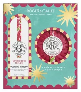 Roger & Gallet Gingembre Rouge Eau Parfumée Bienfaisante 30 ml + Soap Bienfaisant 100 g