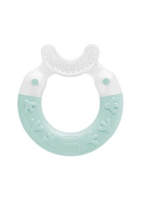 Mam Bite & Brush Κρίκος Οδοντοφυΐας γαλάζιο για 3+ Μηνών