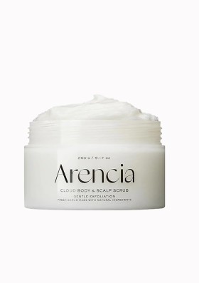 Arencia Cloud Body & Scalp Scrub White Tea & Neroli, 260gr- Cloud Body & Scalp Scrub με Λευκό Τσάι & Νερόλι