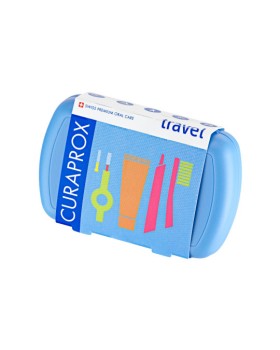 Curaprox Travel Set Στοματικής Υγιεινής Ταξιδίου Γαλάζιο
