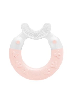 Mam Bite & Brush Κρίκος Οδοντοφυΐας Ροζ για 3+ Μηνών,1 τεμ