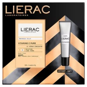 Lierac Vitamine C Pure Le Serum Concentre 30 ml + 14 Sachets 0,2 g + Diopti Fluide Correction Eye Cream15 ml
