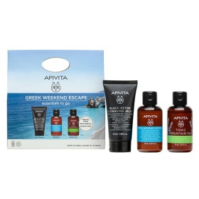 Apivita Promo Greek Weekend Escape with Black Detox Gel 50ml & Hyaluronic Hydra Moisurizing Shampoo 75ml & Tonic Mountain Tea