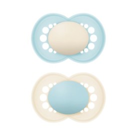 Mam Original Unprinted Πιπίλα Σιλικόνης Αγόρι 16m+,2τεμ