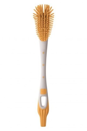 Mam Soft Brush, Βούρτσα Καθαρισμού Μπιμπερό και Θηλών Κίτρινη 1τμχ